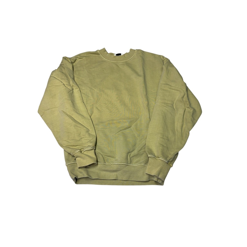 Elwood Organic Cotton Crewneck Sweatshirt Lime Green Mens XS CC00001